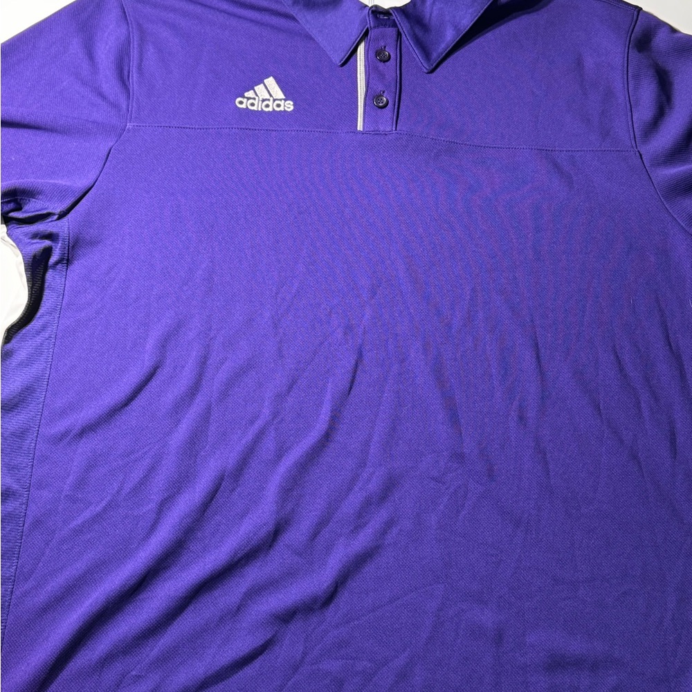 Adidas Men's Purple Polo Shirt